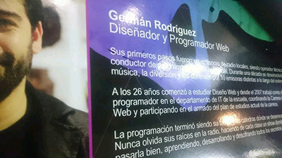 Información Institucional del ex profesor de la DaVinci